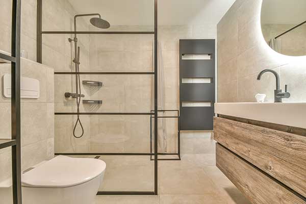 walk in shower
