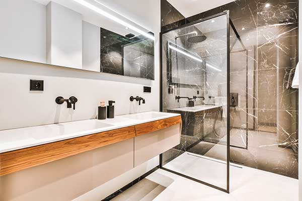 walk in shower