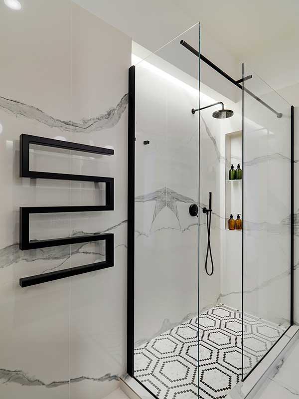 walk in shower