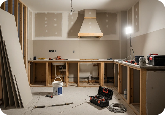 Kitchen Under Construction