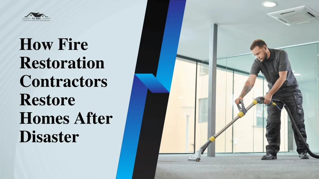 How Fire Restoration Contractors Restore Homes After Disaster